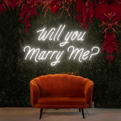 Will You Marry Me LED Neon Sign
