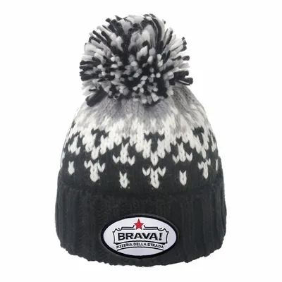 Charismatic Acrylic Beanies w/ Pom