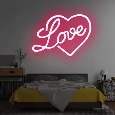 Heart Love Neon Sign