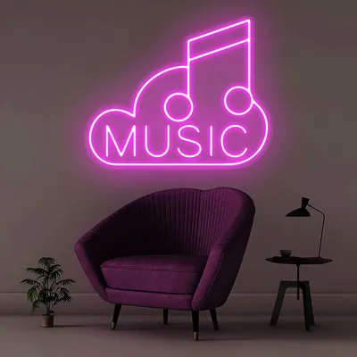 Music Neon Sign