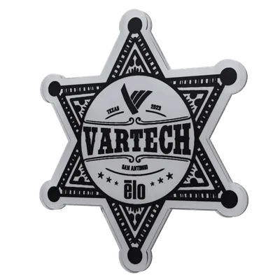 Flashing Acrylic Lapel Pin