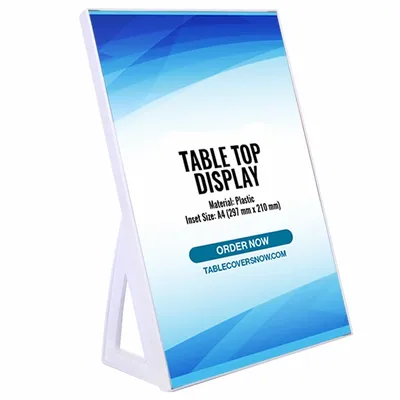 Multi-Position Plastic Desk Display