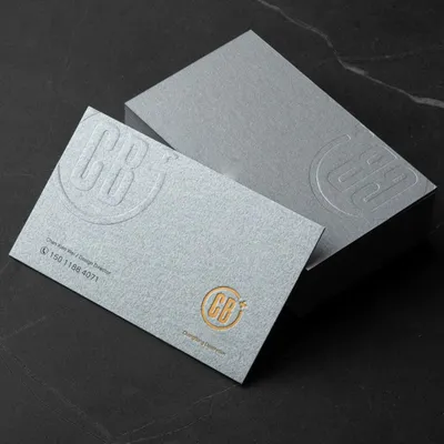 Metallic Business Cards