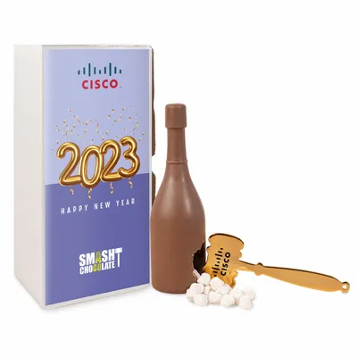 Smash Chocolate with Champagne Bubbles