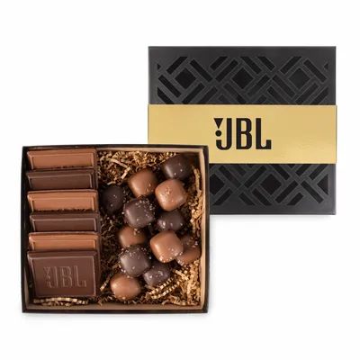 Cookie and Confection Set with Sea Salt Caramels-Gold