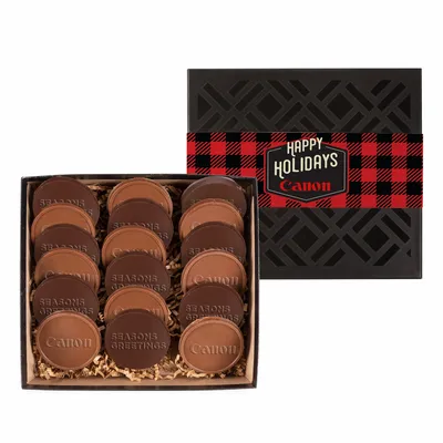 Deluxe Cookie Gift Box with 18 Round Cookies