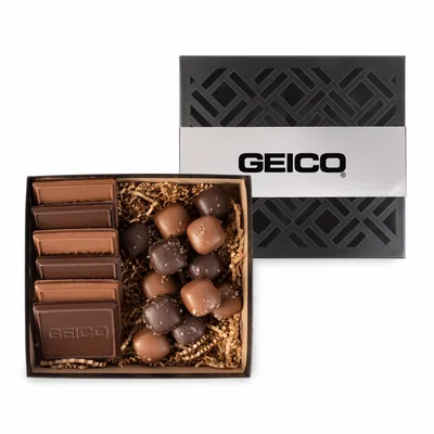 Cookie and Confection Set with Sea Salt Caramels-Silver