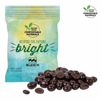 2oz ECO-Digibag, Compostable & Full Color, Espresso Beans