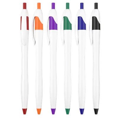 Simple Retractable Blank Ball Pen