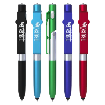 4-in-1 Foldable Ballpoint Pen