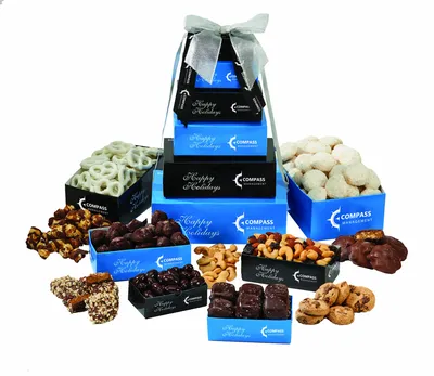 Six Tier Custom Logo Treat Tower