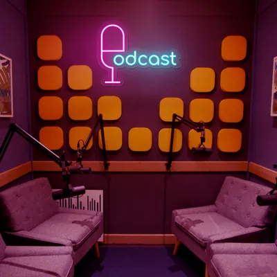 Cool Podcast Neon Sign