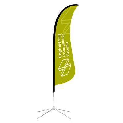 Shark Fin Flag - Imprint Now