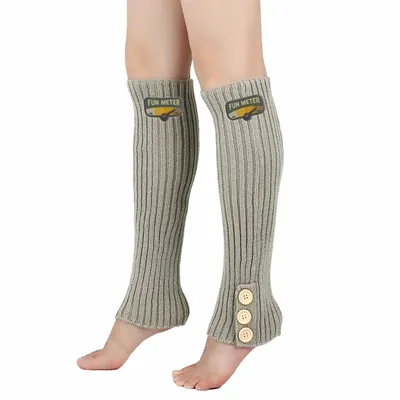 Button Trace Leg Warmer