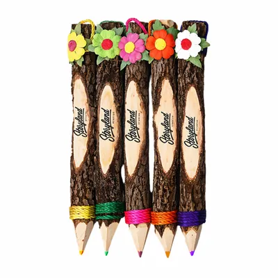 Natural Wood Style Color Pencils