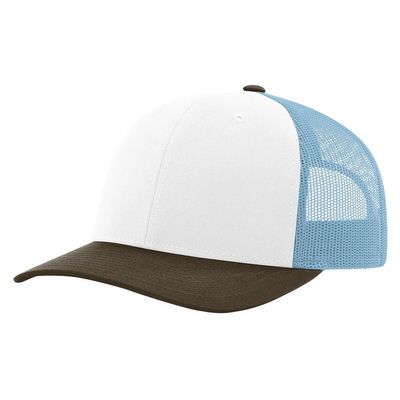 WHITE/COLUMBIA BLUE/BROWN WHITE/COLUMBIA BLUE/BROWN - Imprint Now