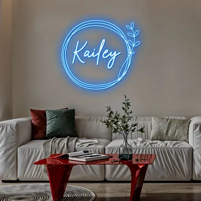 Boho Kailey Name Neon Sign