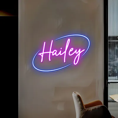 Hailey Neon Sign