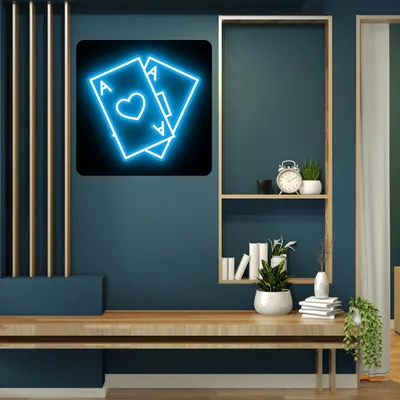Ace in Black Neon Sign