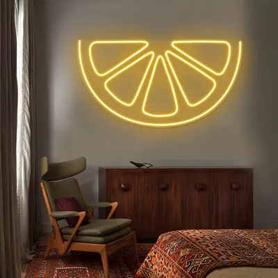 Orange Neon Sign