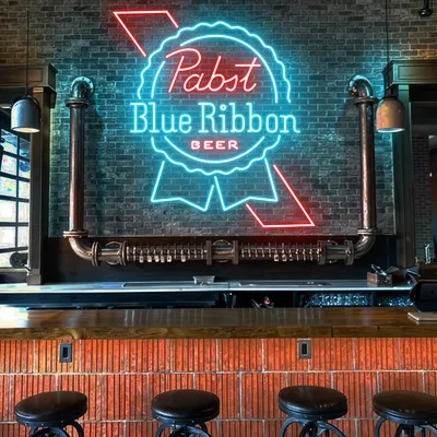 Pabst Blue Ribbon Neon Sign