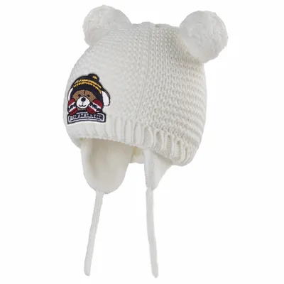 Mouse Ears Cotton Kid Beanies with Earflaps