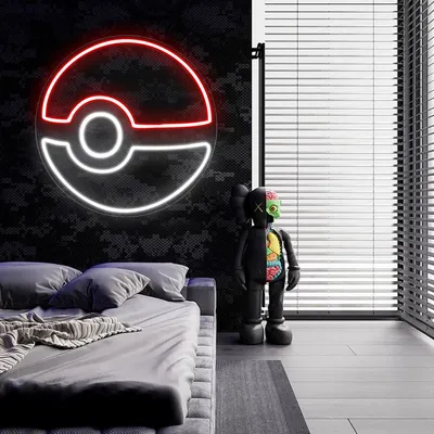 Pokéball Neon Sign