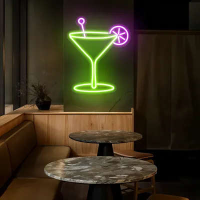 Lush Glass Neon Sign