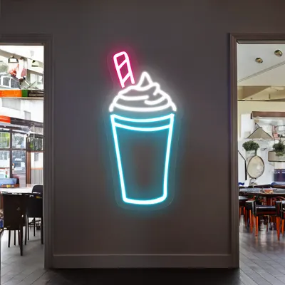 Fizz Glass Neon Sign