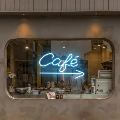 Cafe Window Neon Sign