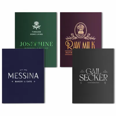 Foil Stamped Presentation Folder
