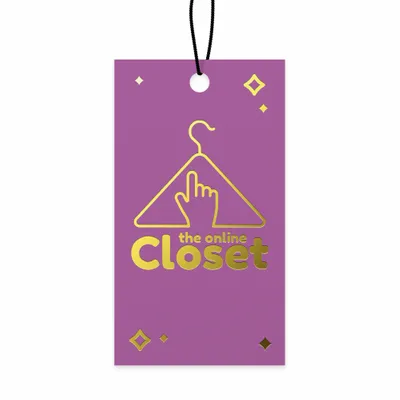 Foil Hang Tags