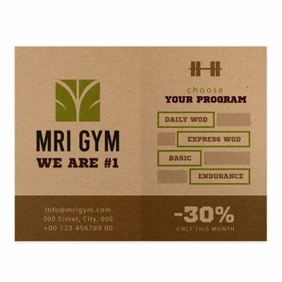 Kraft Paper Brochures