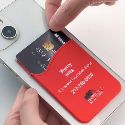 Silicone Phone Wallet Card Holder - Imprint Now