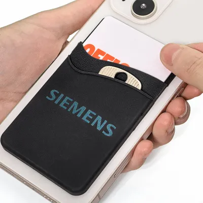 Silicone Phone Wallet Dual Card Holder - Imprint Now