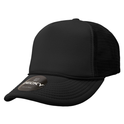 Black - Decky Style 211 (High Profile) Black - Decky Style 211 (High Profile) - Imprint Now