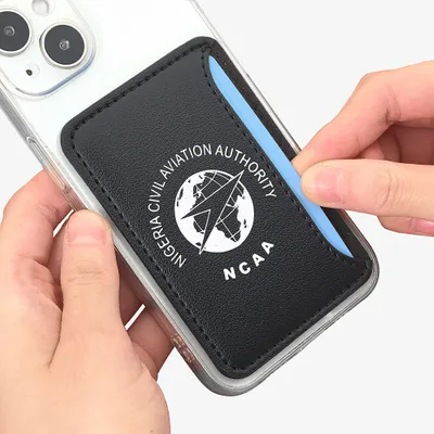 Leather Phone Wallet with Top Slit - Imprint Now