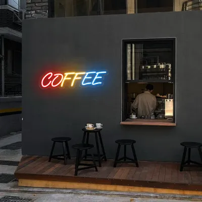 Multicolor COFFEE Neon Sign