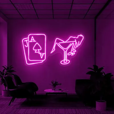 Vegas Night Neon Sign