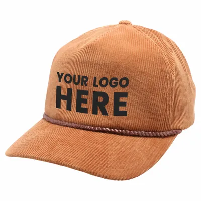 Pit Bull PB314 Five Panel Corduroy Unstructured Rope Hat