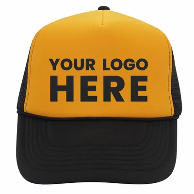 Nissun Cap 5-Panel Foam Trucker Hat, Split Colors - SCC