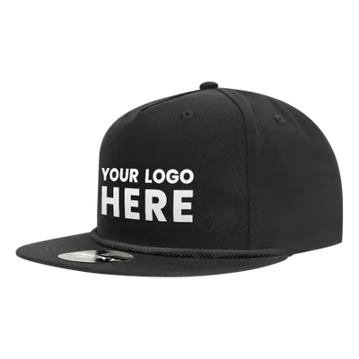 Decky 6042 5 Panel High Profile Relaxed Cotton Blend Rope Hat