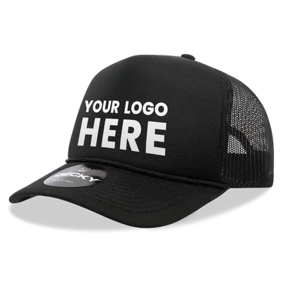 Decky 6025 Mid Profile, 5 Panel Foam Trucker Hat