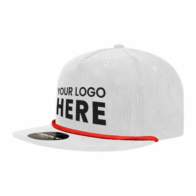 Decky 6043 5 Panel High Profile Relaxed Corduroy Rope Hat