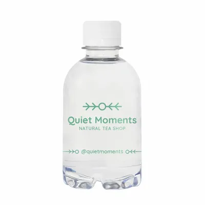 8 oz Plastic Bullet Bottle – Screen Printed Custom Water