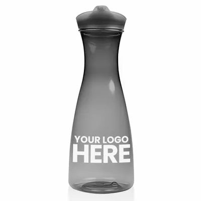 34 oz. Clear Plastic Carafes with Lid - Imprint Now