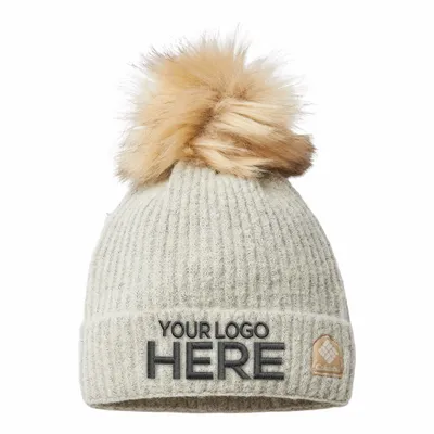 Winter Blur™ Pom-Pom Cuffed Beanie