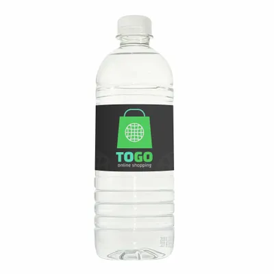 16.9 oz Plastic Ribbed Bottle