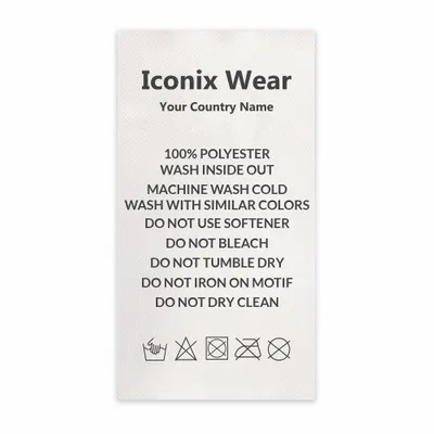 Printed Care Labels - Imprint Now