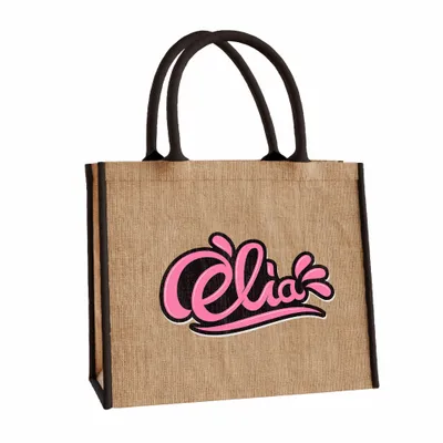 Custom Large Jute Tote